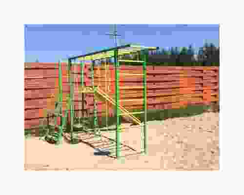 Уличный Спортивный Комплекс ''Олимпик 6.3'' с металл. горкой